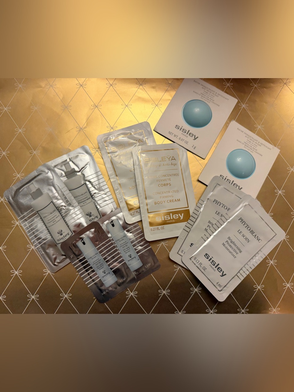Sisley-Paris skincare  variety sachets a bundle of 10